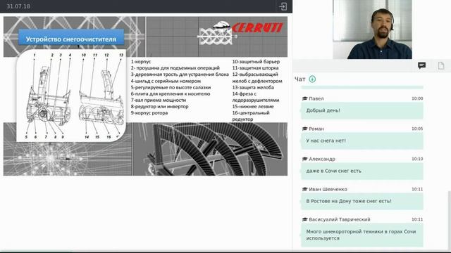 Фрезерно-роторные снегоочистители Cerruti смотреть онлайн