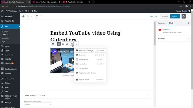 How To Embed YouTube Videos In WordPress Using Gutenberg Editor? смотреть онлайн