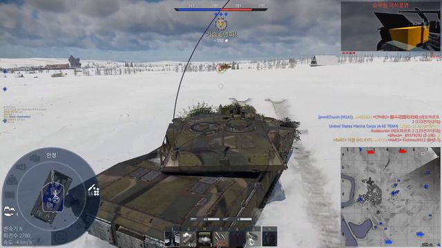 WAR THUNDER | 워썬더 | M1 KVT (프리미엄전차) | 마지노선 전투(겨울)9-0 смотреть онлайн