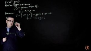 Траектория и уравнения движения точки. Задача 1