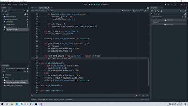 Pixel Platformer Tutorial / Code Along P9 (Double Jump, Coyote Jump, Jump Buffer) - Godot Engine смотреть онлайн