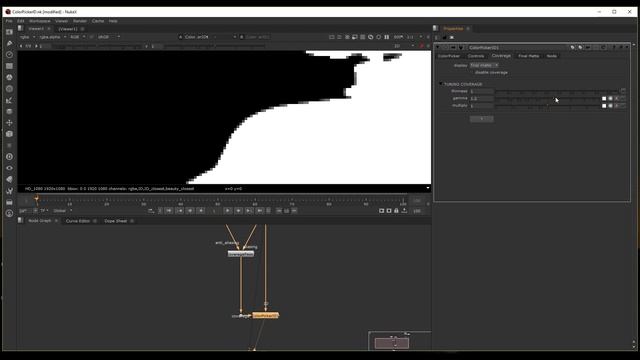 NUKE GIZMO: Color Picker ID With Coverage Pass