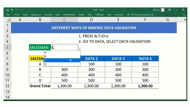 How to make a Data Validation List in Excel смотреть онлайн