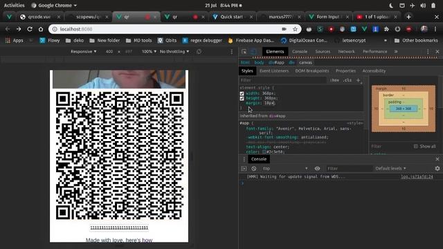 start a vue web app p8 смотреть онлайн