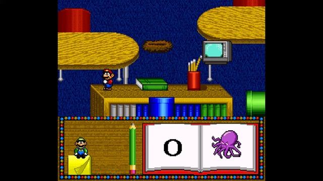 SNES: Mario's Early Years Fun with Letters смотреть онлайн