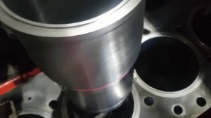 #Часть 7. Cummins ISX 15. Установка гильз в блок и промерка выступания гильз.