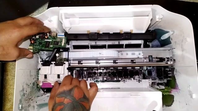 how to fix paper jam on hp 2332 printer / very fast & easy смотреть онлайн