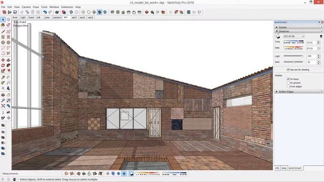 Неделя 4 Подача и LayOut - 08 Создание сцены Настройка перспективы смотреть онлайн