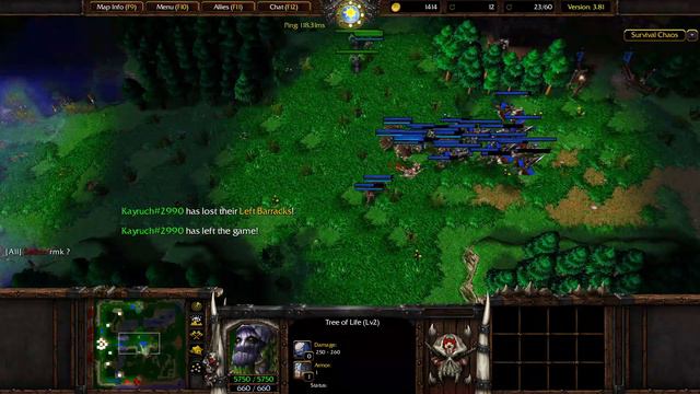 Warcraft 3: Survival Chaos 3.81: 2021 11/19 cheating code number 11 for survival chaos, money cheat смотреть онлайн