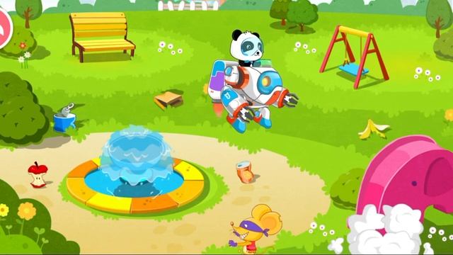 Little Baby Boy & Girl Fun Farming Work Panda gaming robot ! game play little baby to Learn Colors смотреть онлайн