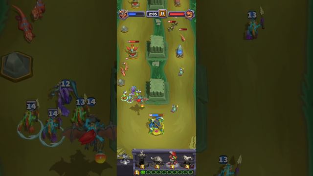Warcraft Rumble - Devilsaur Queen Gameplay смотреть онлайн