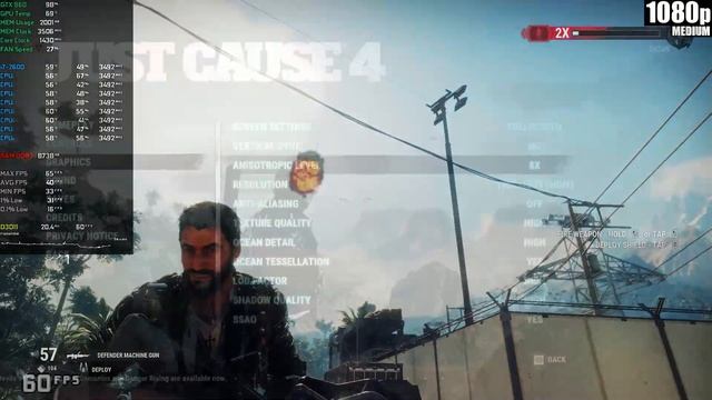 Just Cause 4 | 1080p | (GTX 960 | i7-2600 | 16 GB RAM) смотреть онлайн