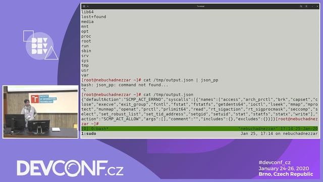 Generate seccomp profiles for containers using bpf - DevConf.CZ 2020 смотреть онлайн