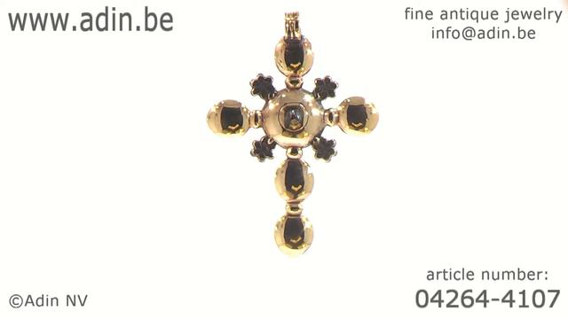 Early Victorian latin cross with rose cuts. (Adin reference: 04264-4107) смотреть онлайн