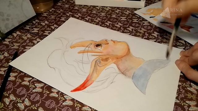 Амииф акварелью сонет | Speedpaint смотреть онлайн