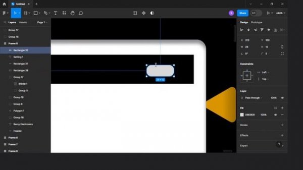 #11 STM32 TouchGFX Figma Scrollable Container & Scroll List & Toggle Button designe