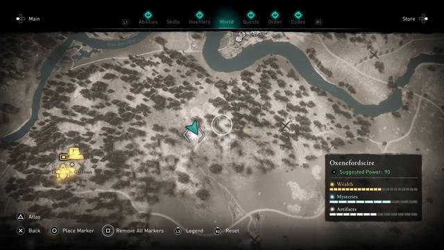 AC Valhalla : Oxenefordscire Destroy Cursed Symbol Under Big Tree смотреть онлайн