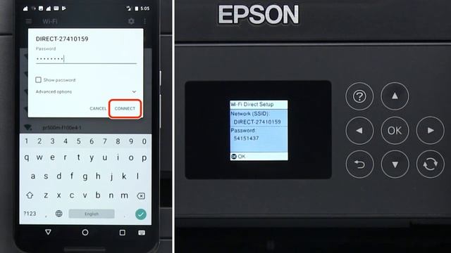 How to Connect a Printer Directly With Mobile/Smart Device (Epson ET-2750) NPD5833 смотреть онлайн