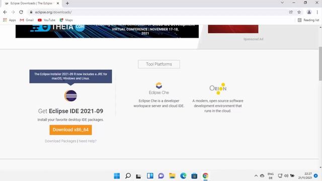 How to Create First Java Program in Eclipse for Java Programming Windows 11 смотреть онлайн