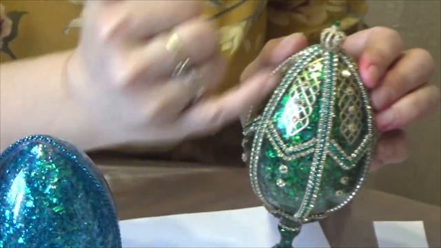 10 минут видео мастер-класса "Пасхальное яйцо "Из коллекции Фаберже" смотреть онлайн