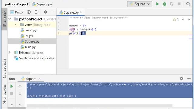 #3 Python Practical | Find the Square Root in Python смотреть онлайн