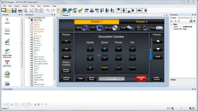 Extron Gui Design смотреть онлайн