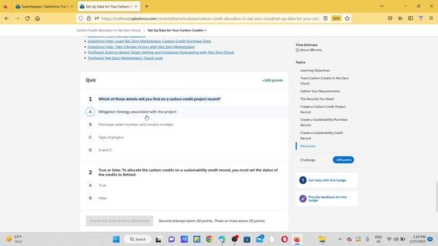 Carbon Credit Allocation in Net Zero Cloud - Salesforce Trailhead смотреть онлайн