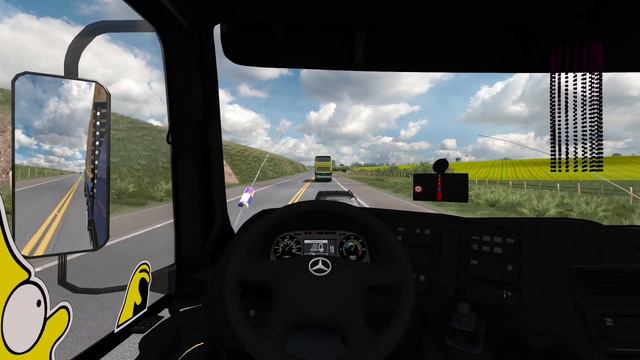 (ETS-2) ATEGO BITRUCK CARREGADO DE PALETES - MAPA ELDORADO PRO 1.39 смотреть онлайн