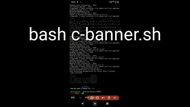 Termux Banner You Edit Own Name .. смотреть онлайн
