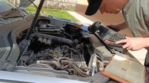 Замена воздушного фильтра на Фольксваген Тигуан, Volkswagen Tiguan  #тигуан #тигуанфильтр