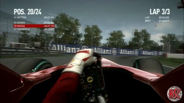 F1 2010: Ferrari F10 @ Montreal - PS3 смотреть онлайн