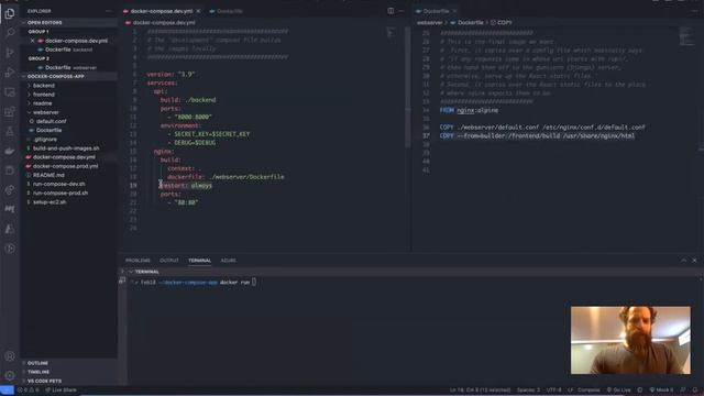 W20D4: Using Docker Compose for DRF and React смотреть онлайн