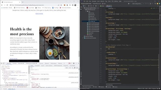 CSS, HMTL, Bootstrap Practice | One Page Website Time-Lapse | NicePage The Best Restaurant смотреть онлайн