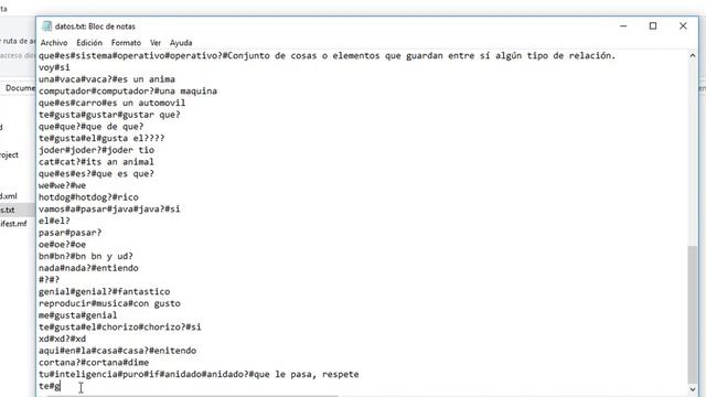 Chatbot hecho en Java Source code смотреть онлайн