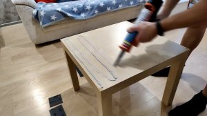 Преображение столика из Икея
