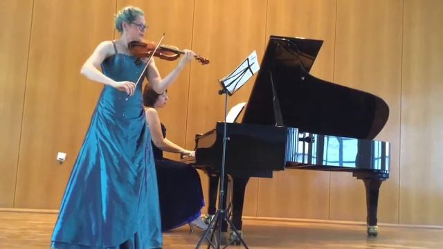 Brahms: Sonata for piano & violin No.2 Op.100 – 2 – Courtney LeBauer and Elena Kuschnerova смотреть онлайн