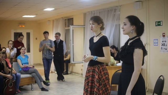 Разговор об этикете на балах. Продолжение. Бал СамГТУ 2016.  Ксения Усольцева и Анжела Акопян