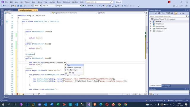 .Net Core 5.0 ile Emlak Sitesi - ReCaptcha Doğrulamasının Yapılması смотреть онлайн