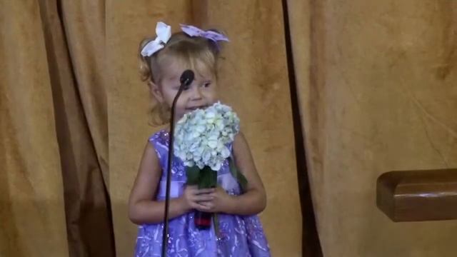 Детские христианские стихи. Анна Бурылина. Я спросила у цветочка смотреть онлайн