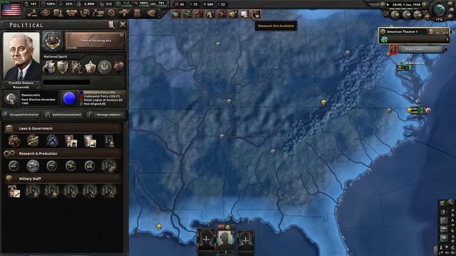 Hoi4 USA - Best Method to get rid of Great Depression and Get Partial Mobilization Without Exploits смотреть онлайн