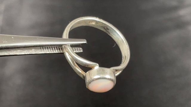 STERLING SILVER OPAL RING 12.95 CARAT (R1015) смотреть онлайн