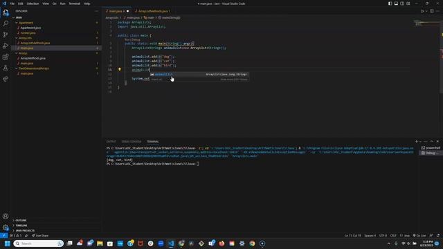 Simple Java Part IX: 2D Arrays and ArrayLists смотреть онлайн
