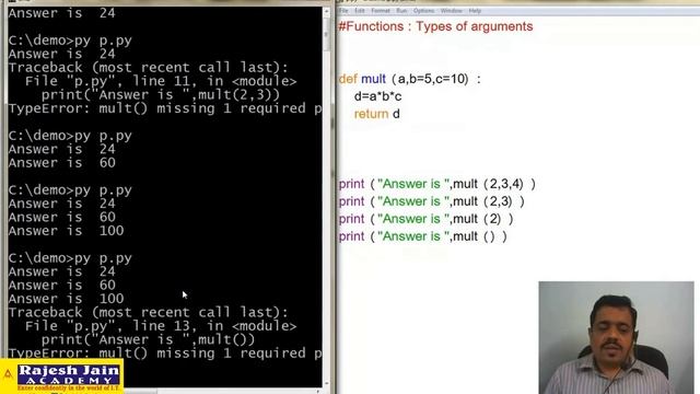 Types of Arguments in Python смотреть онлайн