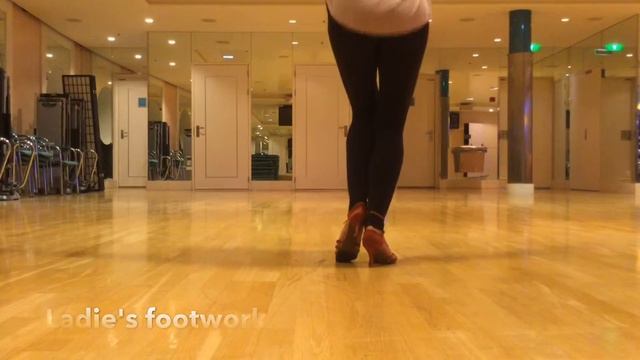 How to dance Outside Basic in Samba #3 EasyBallroom смотреть онлайн