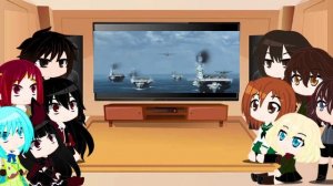 Girls und Panzer and GATE ft. Akame react to Victory | Gacha Club Reaction Part 18 ( 2/2 )
