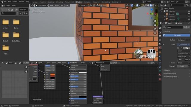 How To Make Brick Wall In Blender In 5 Minutes | Stone Brick Wall Only Nodes Blender 2.81 смотреть онлайн
