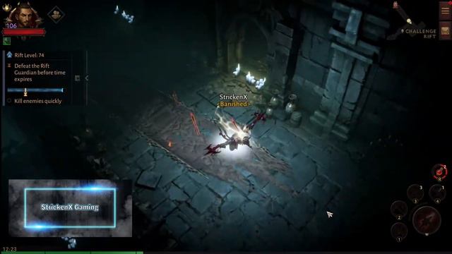 Challenge Rift 74 - Rain of Vengeance Demon Hunter - Diablo Immortal PC Gameplay F2P Free to Play смотреть онлайн