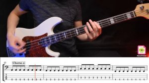 Король и Шут - Камнем по голове Bass Cover | Табы & Ноты