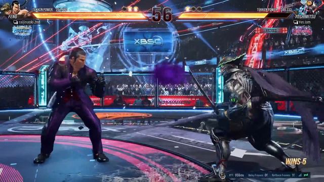 raijinaoki 2nd (feng) VS eyemusician (yoshimitsu) - Tekken 8 Rank Match смотреть онлайн