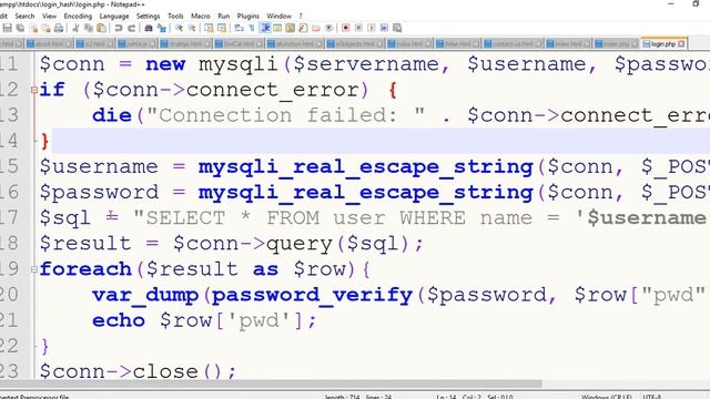 Login System using Password Hash and Password Verify Method смотреть онлайн